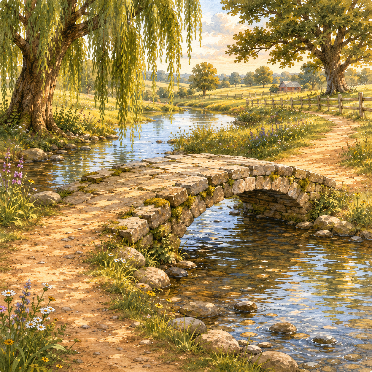 Stone Footbridge